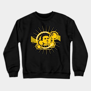 Cool Man In The Sunshine Retro Creative Design Crewneck Sweatshirt